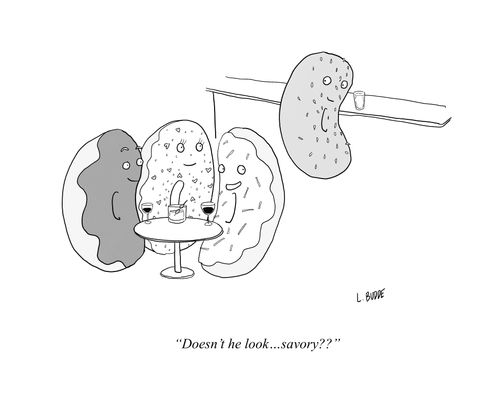 "Doesn't he look...savory??"