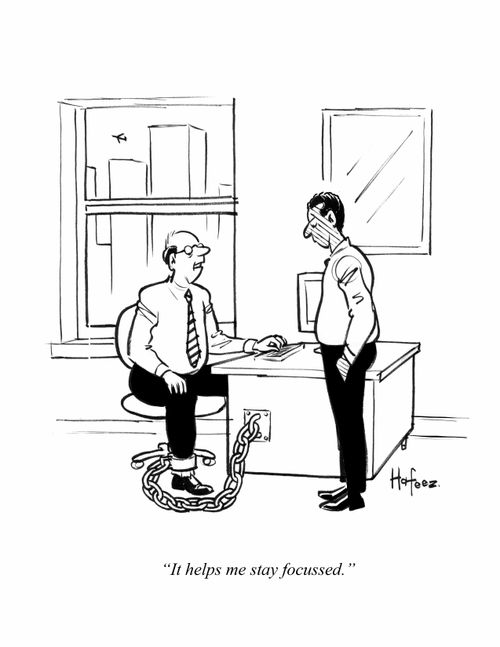 "It helps me stay focused."
