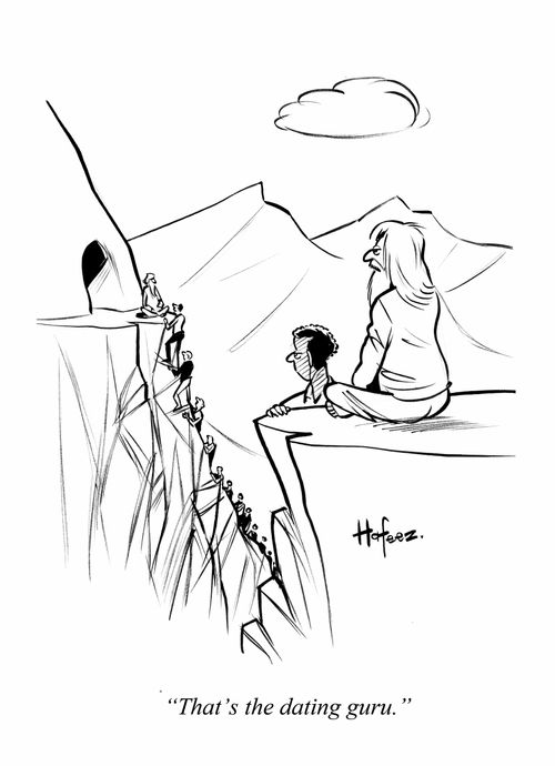 "That's the dating guru."