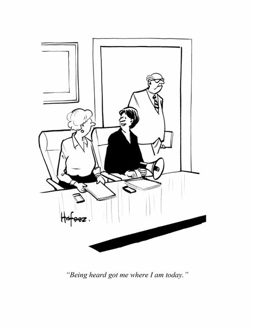 "Being heard got me where I am today."