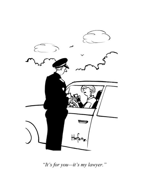 "It's for you - it's my lawyer."