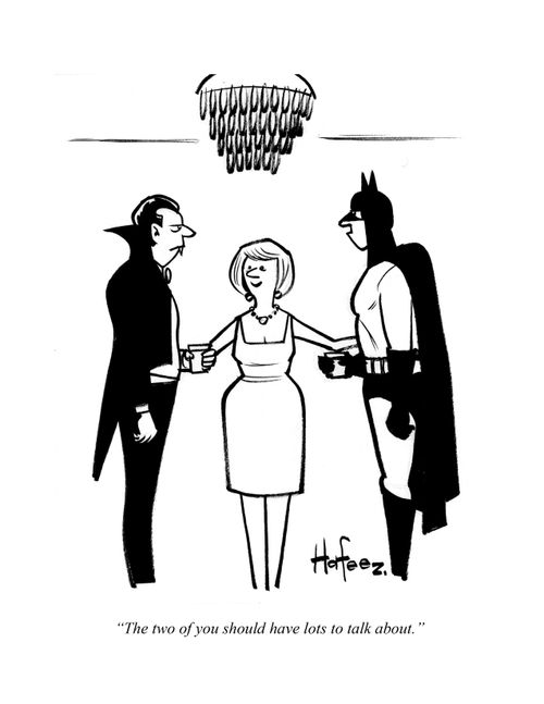 "The two of you should have lots to talk about."