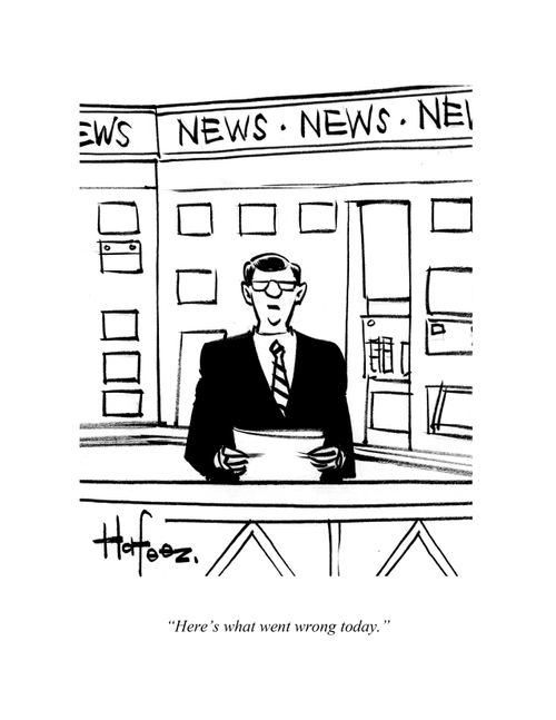 "Here's what went wrong today."