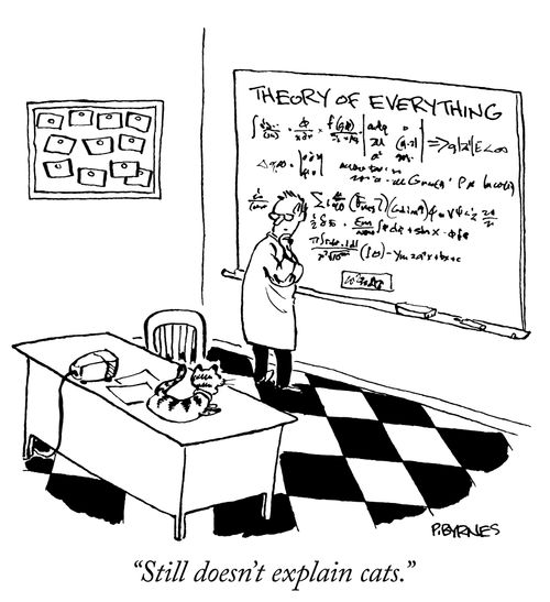 "Still doesn't explain cats."