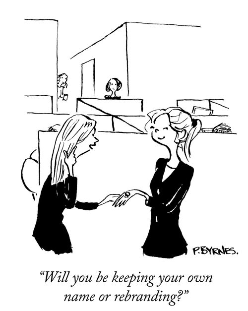 "Will you be keeping your own name or rebranding?"
