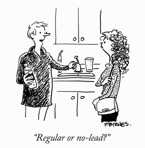 "Regular or no-lead?"