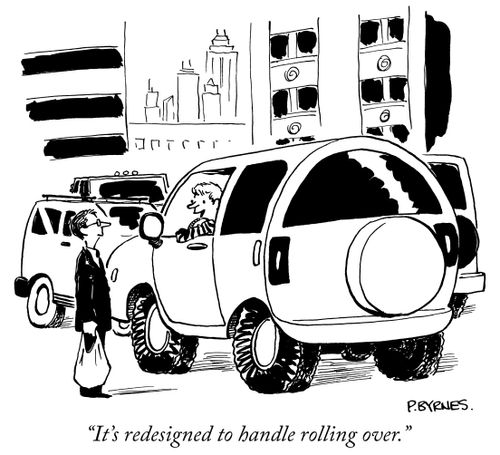 "It's redesigned to handle rolling over."