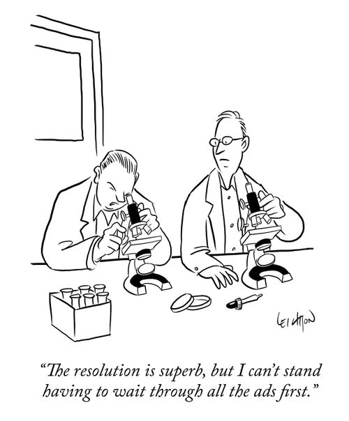 "The resolution is superb, but I can't stand having to wait through all the ads first."