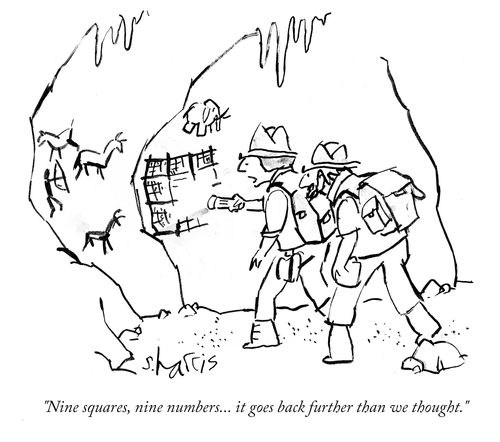 "Nine squares, nine numbers... it goes back further than we thought."
