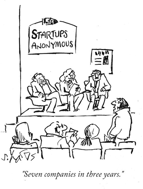 "Seven companies in three years."