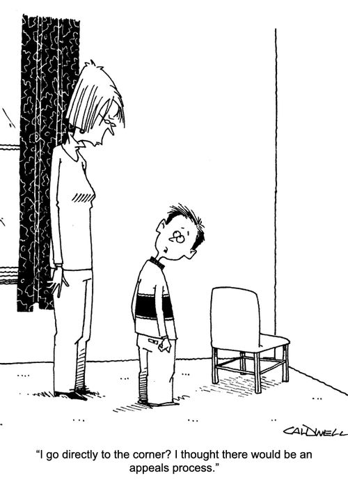 "I go directly to the corner? I thought there would be an appeals process."