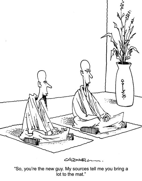 "So, you're the new guy. My sources tell me you bring a lot to the mat."