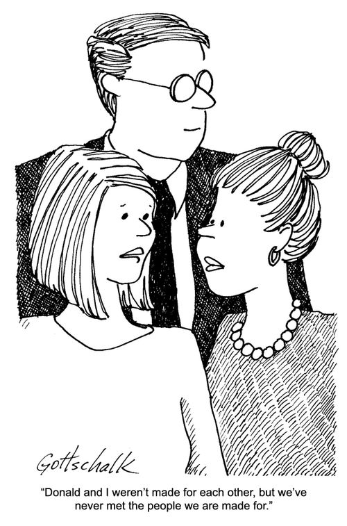"Donald and I weren't made for each other, but we've never met the people we are made for."
