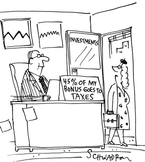 45% of my bonus goes to taxes