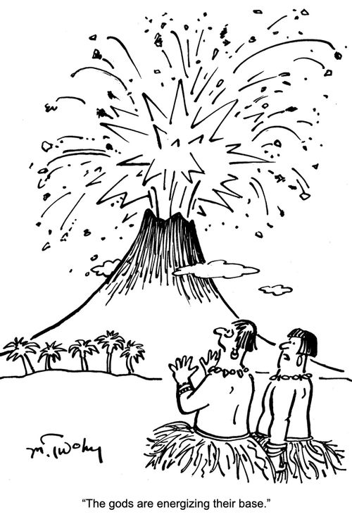 "The gods are energizing their base."