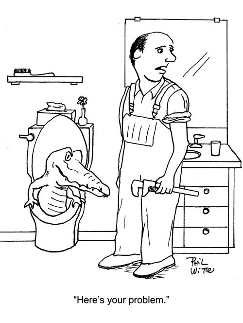 "Here's your problem."