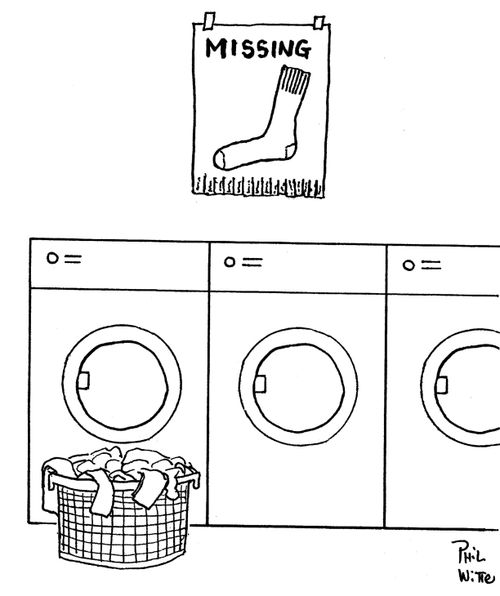 Missing sock poster