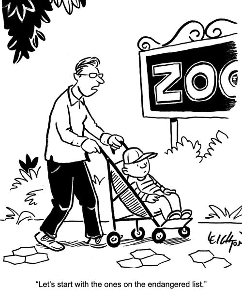 "Let's start with the ones on the endangered list."