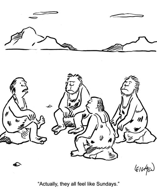 "Actually, they all feel like Sundays."