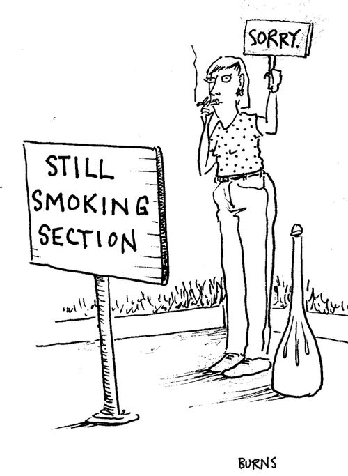 Still smoking section