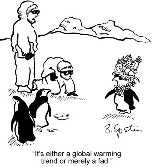 "It's either a global warming trend or merely a fad."