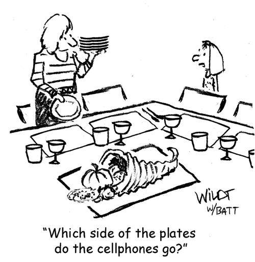 "Which side of the plates do the cellphones go?"