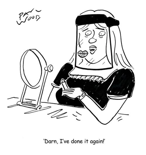 "Darn, I've done it again!"