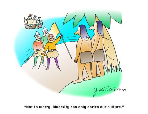 "Not to worry. Diversity can only enrich our culture."