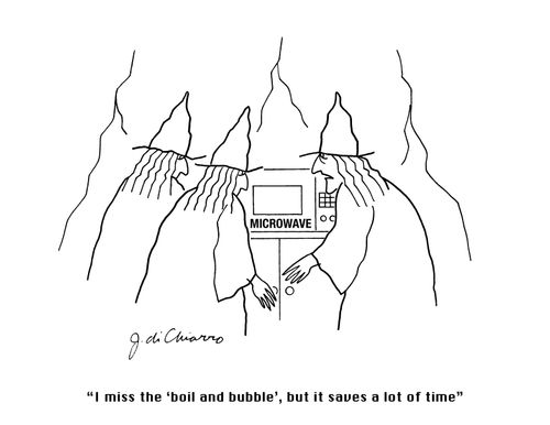 "I miss the 'boil and bubble', but it saves a lot of time."