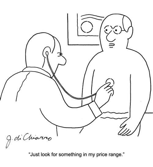"Just look for something in my price range."