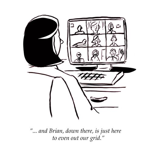 "....and Brian, down there, is just here to even out our grid."