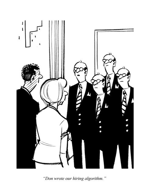 "Don wrote our hiring algorithm."