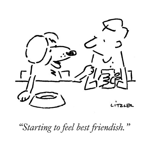 "Starting to feel best friendish."