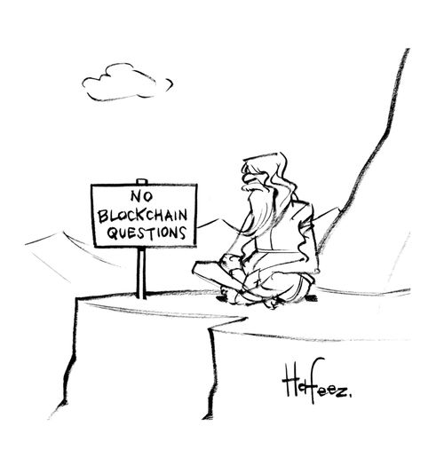 No blockchain questions