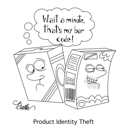 "Wait a minute, that's my bar code" Product Identity Theft