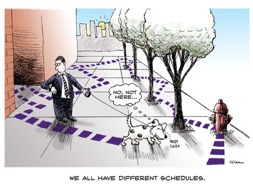 We all have different schedules.