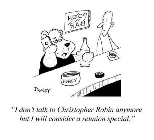 "I don’t talk to Christopher Robin anymore but I will consider a reunion special."